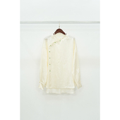 质感国风真丝上衣女长袖 215A242437