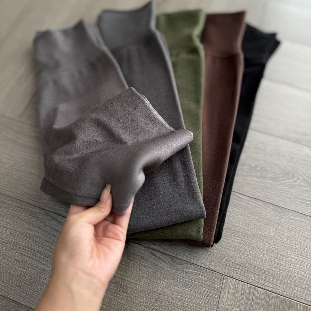 进新款口澳绒打底裤女