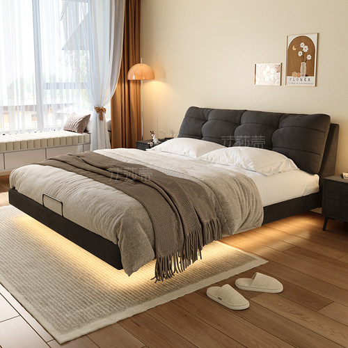 悬浮双人床法莎蒂北欧