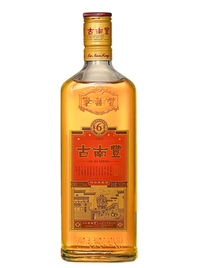 古南丰黄酒金6年本色花雕酒500ml瓶装半干型无焦糖色糯米加饭老酒