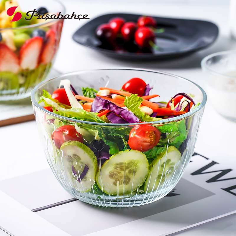 帕莎帕琦水果花纹耐热透明饭碗