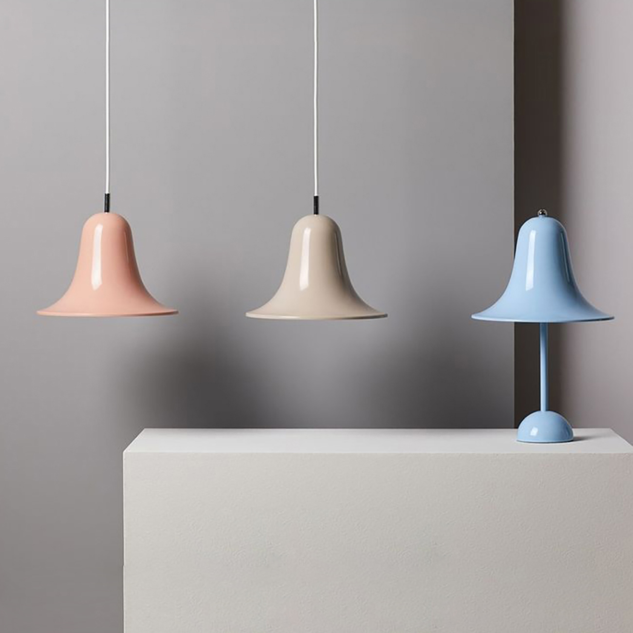 网红设计师款铃铛多色餐厅小吊灯