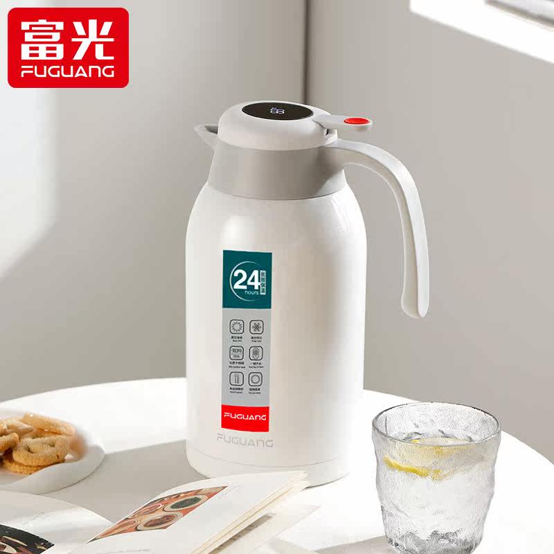 富光保温壶2.2L家用304不锈钢暖壶按压智能显温防爆防滑易洗简约使用感如何?