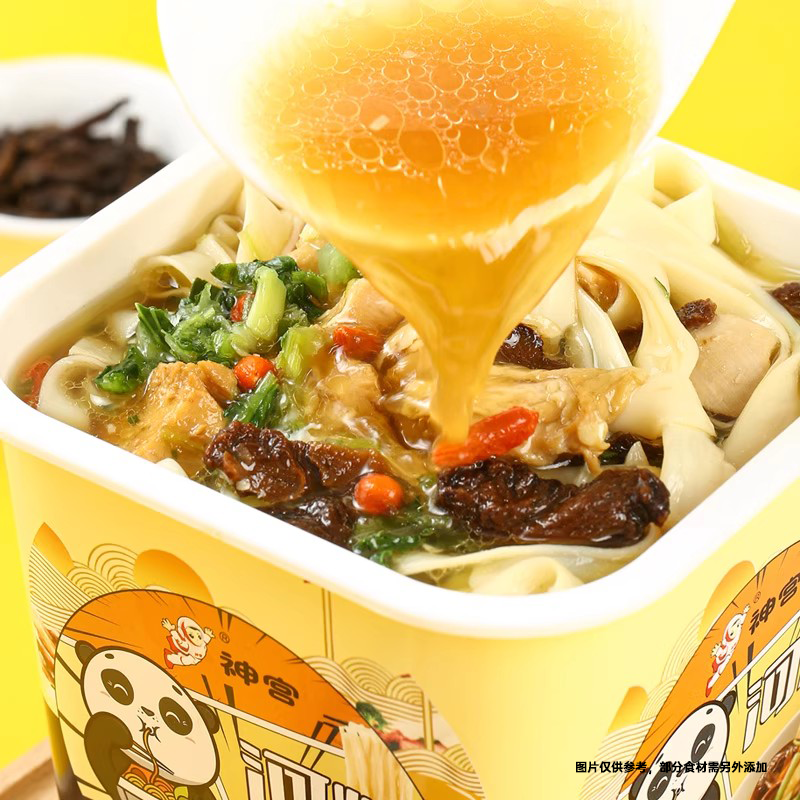 神宫黄精炖鸡味河粉6桶装