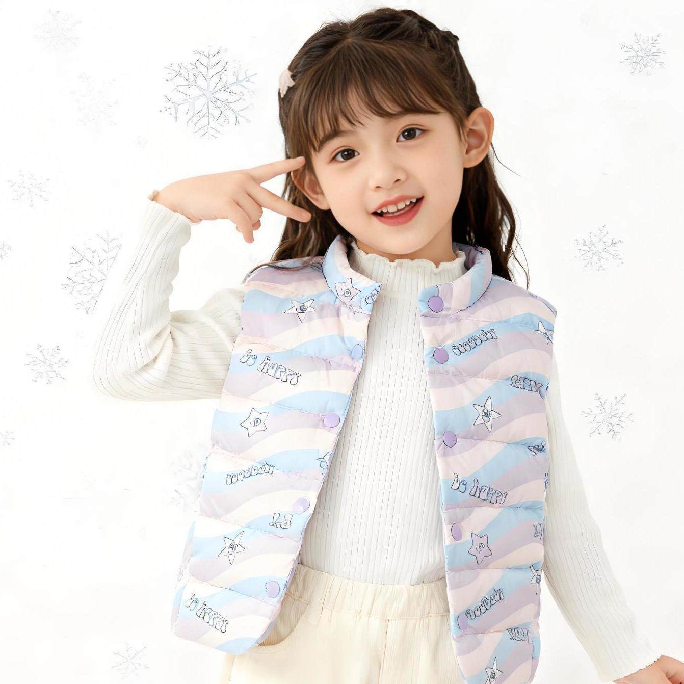 好孩子春秋新款男童女童a类薄款羽绒马甲儿保暖三防背心儿童坎肩,童装/婴儿装/亲子装,羽绒马甲,淘宝优惠券,粉丝福利购,淘宝优惠卷