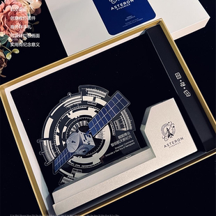 开工礼物企业周年庆企业公司送客户员工定制logo时钟夜灯桌面摆件