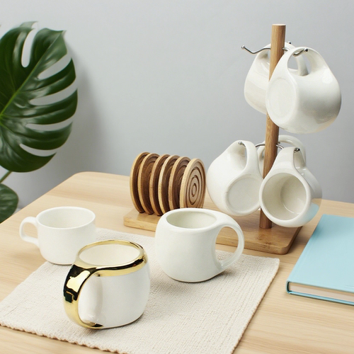 北欧风咖啡杯碟套装陶瓷商用