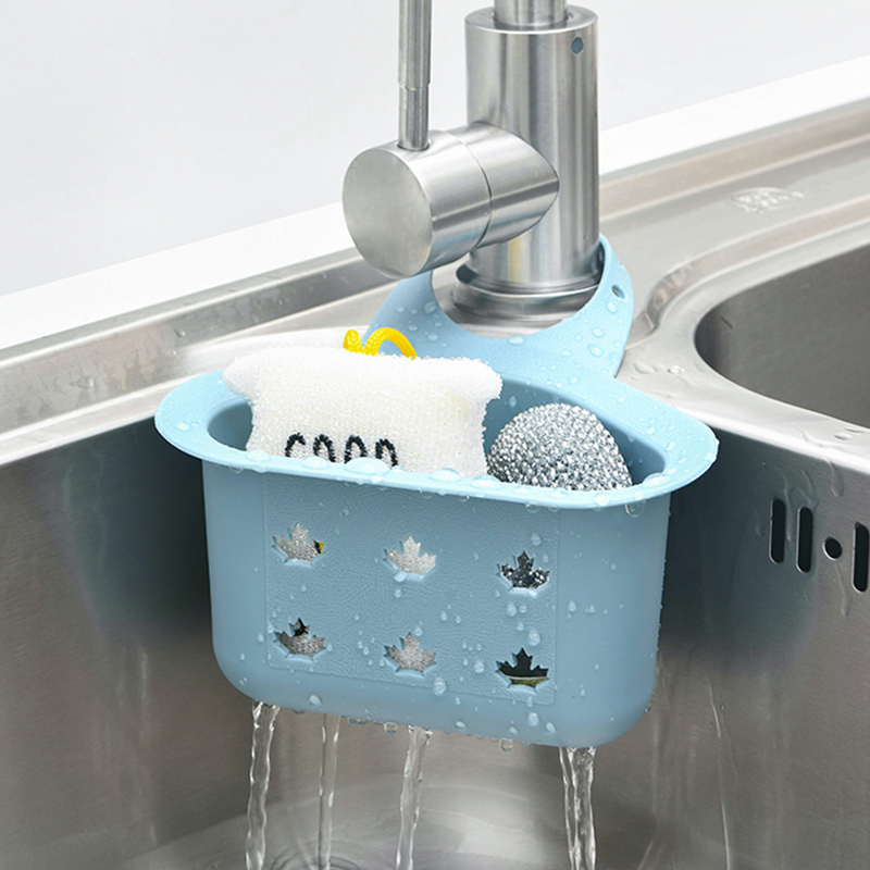 日式挂袋洗碗擦海绵神器置物架