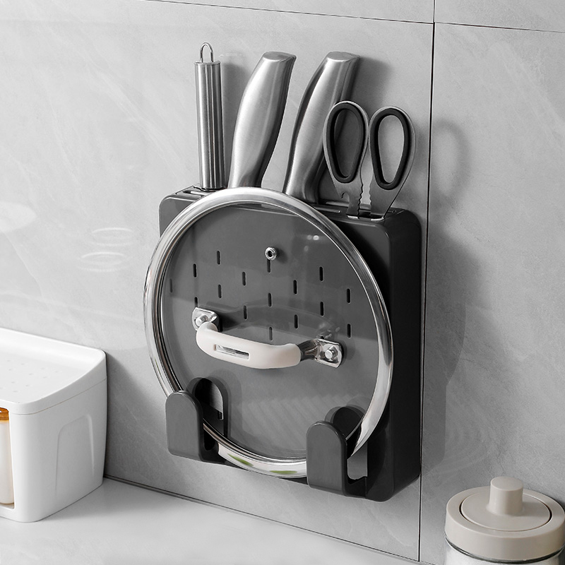 刀架置物架多功能隐形壁挂菜刀架