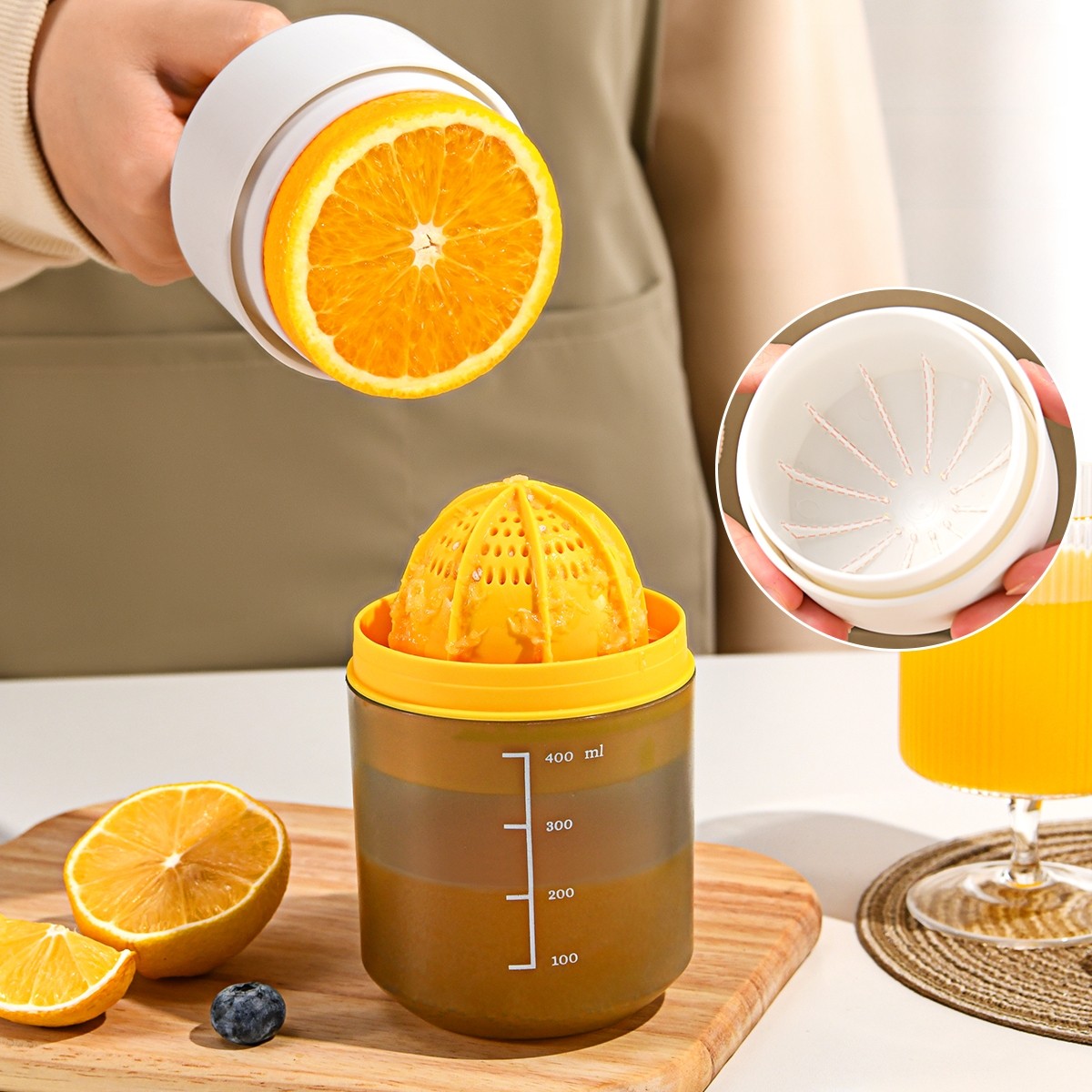 手动榨汁机橙汁压榨器家用西瓜石榴压汁器手压柠檬水果鲜榨汁神器
