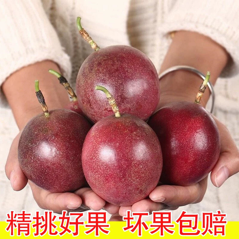 广西紫皮百香果大果新鲜水果包邮当应季紫皮果酱原浆柠檬汁新品种