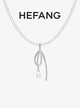 何方HEFANG水滴玫瑰项链