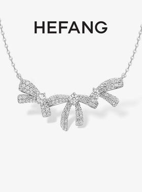 何方HEFANG闪闪蝴蝶结锁骨链