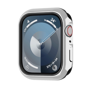 适用applewatch10苹果手表保护壳新款s9硅胶全包镂空iwatch8表盘防摔壳s8超薄防刮ultra轻电镀边框se磨砂外壳