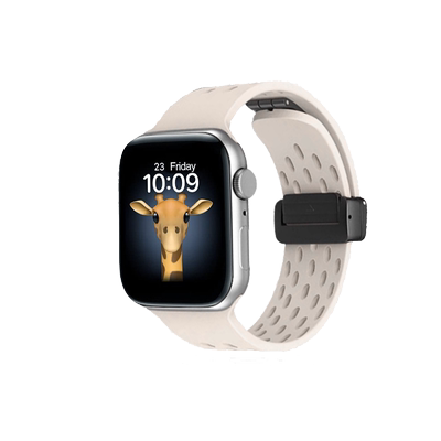 iWatchs9表带硅胶网洞磁吸透气