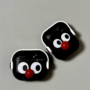 适用Airpods4代耳机保护套可爱表情锁扣开关苹果耳机套AirPods1/2代/pro保护壳创意airpods新3代蓝牙耳机壳女