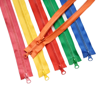 5号80cm双头开尾拉链树脂羽绒服夹克睡袋长拉锁头服装辅料配件