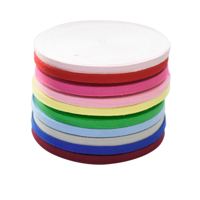 彩色人字带绑带1cm棉纱全棉带