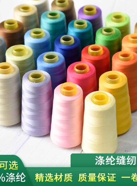 天凤牌缝纫线宝塔线家用手缝细线彩色402白线涤纶缝衣线diy手工线