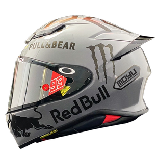 摸鱼出品适用于SHOEI Z8 大尾翼小尾翼改装件Z8头盔专用电镀镜片