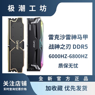 6000HZ DDR5 单条 雷克沙内存条16 6400HZ 2套条 6800HZ