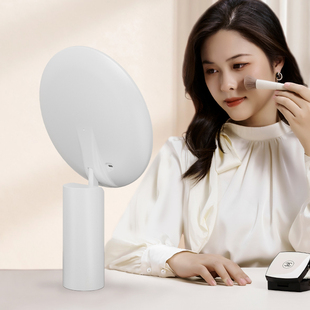 媚彩化妆镜led带灯台式高清梳妆镜桌面智能补光美妆镜子送礼物