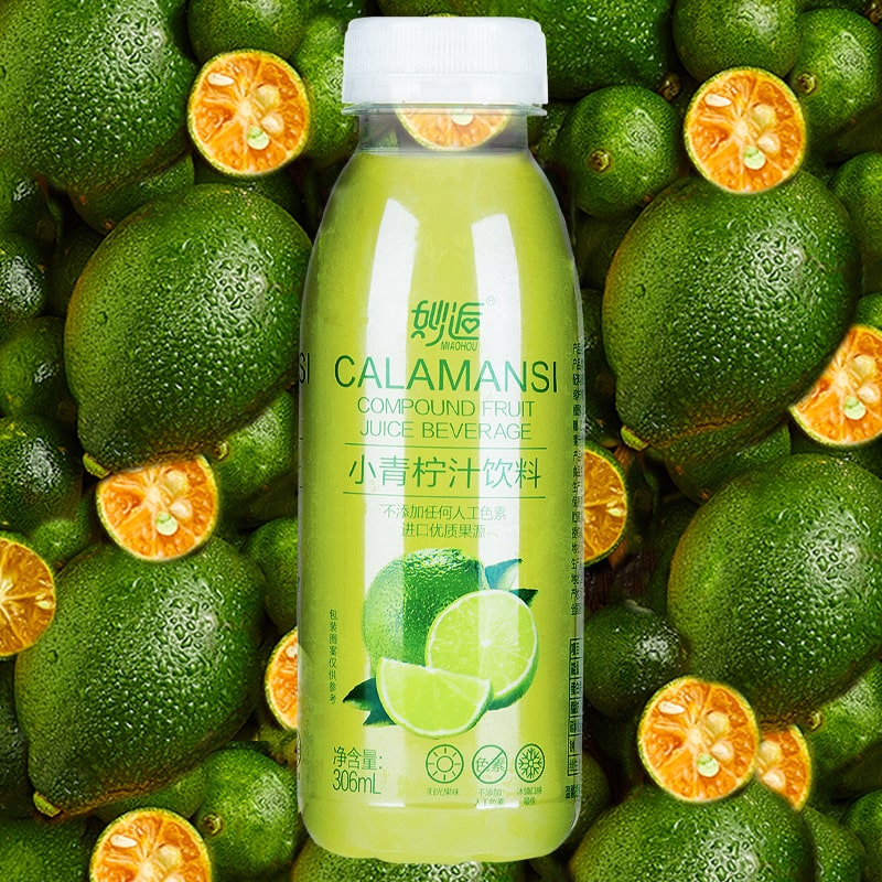 妙逅小青柠汁饮料306ml*12瓶整箱