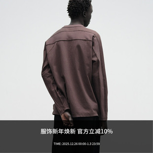 T恤 螺纹拼接长袖 ATTEMPT AW25