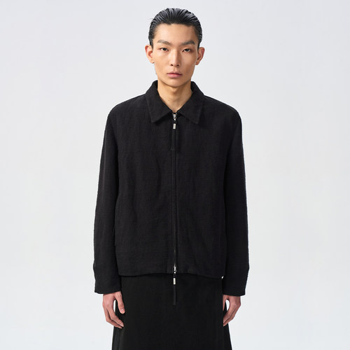 ATTEMPT AW26 麻棉拉链夹克