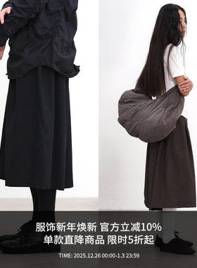 ATTEMPT SS25 无侧缝廓形七分裤