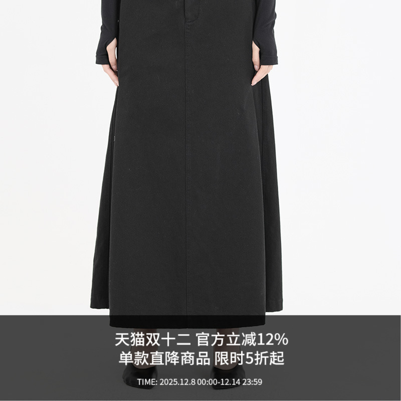 ATTEMPTAW24折叠半裙