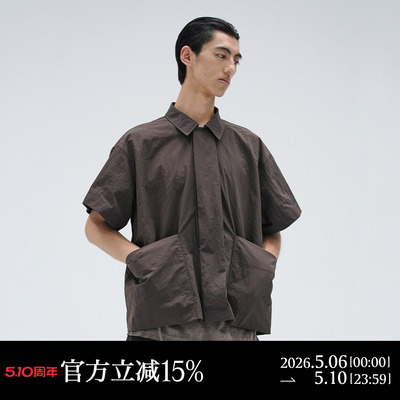 ATTEMPT SS26 翻领短袖衬衫