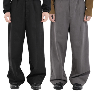 ATTEMPT AW24 简约棉质长裤