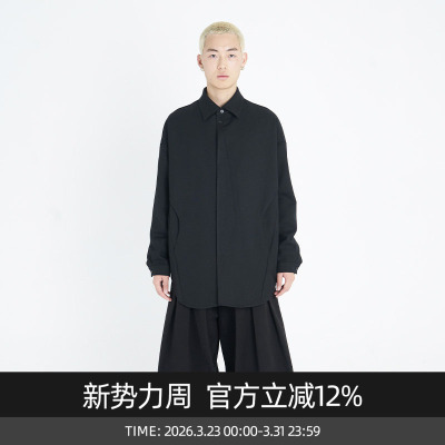 ATTEMPTAW24廓形大衬衫