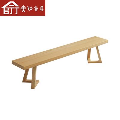 澳铂现代简约实木长凳家餐用厅吃饭凳子客会客休闲泡LH230413厅原