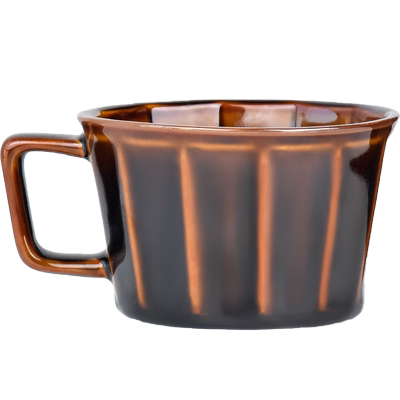 日本进口波佐见烧重山无铅早餐杯