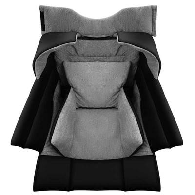 电动车挡风被冬季加绒加厚加大全包护肩电瓶车双面防水盖腿防风罩