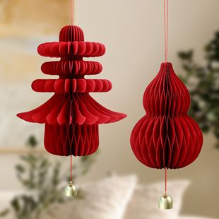 2026新年装饰房门壁挂葫芦装饰春字灯笼挂件春节元旦商场教室布置