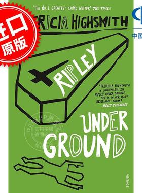 地下雷普利 帕特里夏·海史密斯 Patricia Highsmith 英文原版 Ripley Under Ground