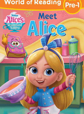 阅读的世界 遇见爱丽丝 英文原版 World of Reading Alice's Wonderland Bakery Meet Alice
