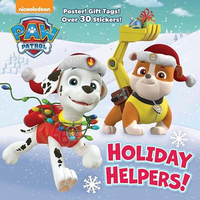 汪汪队 假日帮手 儿童绘本故事书 英文原版 Holiday Helpers! (PAW Patrol) 3-7岁