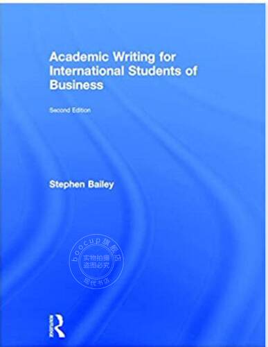现货 英文原版 Academic Writing for International Students of Business
