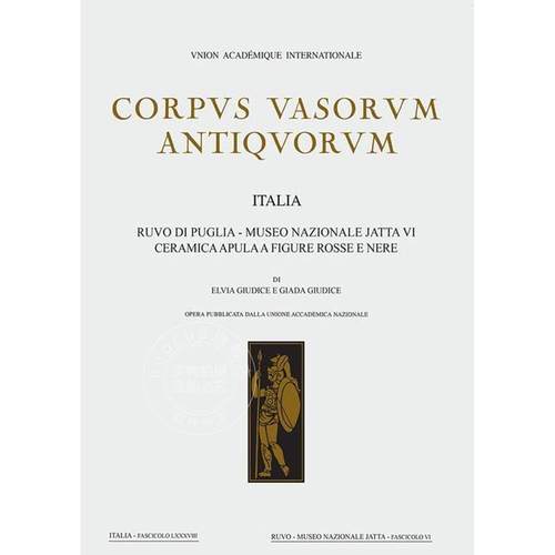 红绘陶器和黑绘陶器 原版画册 意大利艺术Collezione Jatta Fasc. VI. Ruvo Di Puglia. Ceramica Attica a Figure Rosse E a Figu