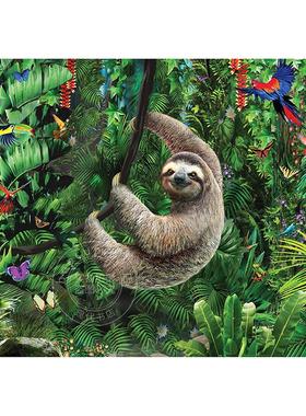 树懒 “闪电” 1000片拼图 文创周边 Peter Pauper Press 英文原版 Puzzle Sloth