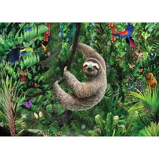 树懒 “闪电” 1000片拼图 文创周边 Peter Pauper Press 英文原版 Puzzle Sloth