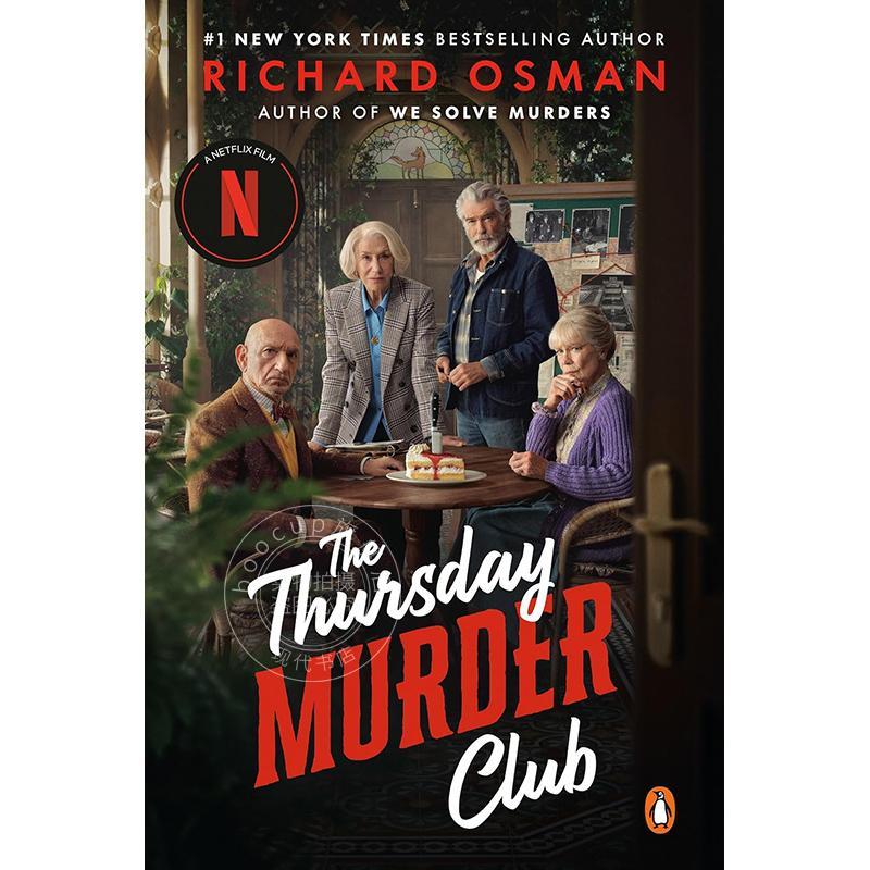 周四推理俱乐部Netflix电视剧封面版 理查德·奥斯曼Richard Osman 英文原版 The Thursday Murder Club 推理小说书