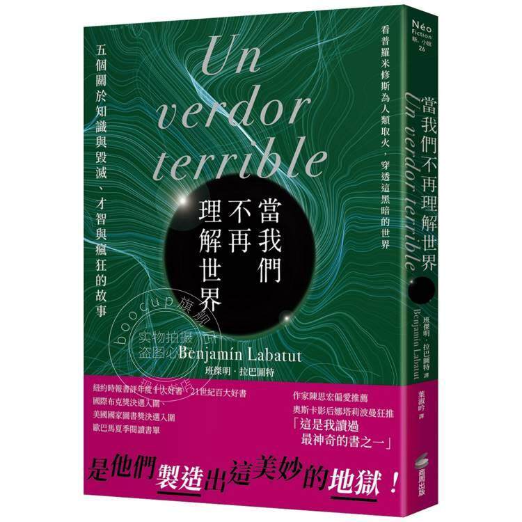 预售 港台原版 当我们不再理解世界(21世纪百大好书 纽约时报年度十大好书 文学重度读者热烈讨论话题作)班杰明 拉巴图特 商周出