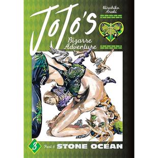Adventure Vol. JoJo 预售 漫画 Part 乔乔 荒木飞吕彦 奇异冒险:第6部石之海第3卷 Ocean Stone 英文原版 Bizarre