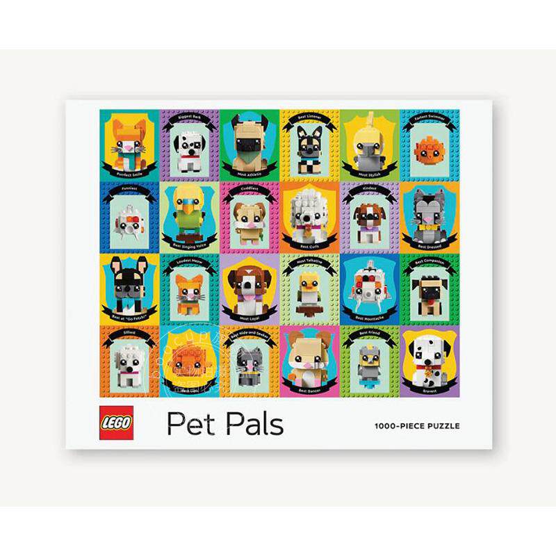 现货 乐高宠物伙伴 1000块拼图 周边 英文原版 LEGO Pet Pals 1000-Piece Puzzle