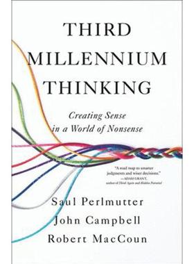 现货 第三个千年的思考：在无意义的世界中创造意义 英文原版 Third Millennium Thinking: Creating Sense in a World of Nonsens